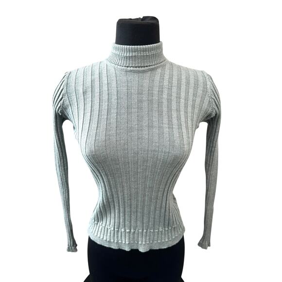 GIORGIO ARMANI Le Collezioni Ribbed Wool Turtleneck Sweater NWT | XS / Small - Picture 3 of 10